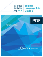 English Language Arts Grade 3: Examples of The Standards For Students' Writing