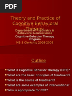 Cognitve Behavior Therapy