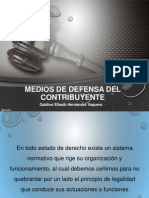 Medios de Defensa Del Contribuyente