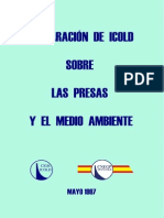 Declaracion ICOLD Presas y Medio Ambiente-1997