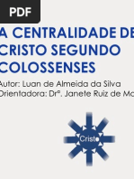 A Centralidade de Cristo Segundo Colossenses