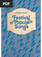 Book Reader S Digest Festival of Popular Songs