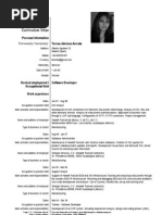 Europass Curriculum Vitae