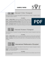 National Cyber Olympiad: Sample Paper