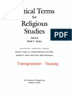 Transgression (Chapter) Critical Terms For Religious Studies