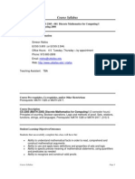 UT Dallas Syllabus For cs2305.001.08s Taught by Simeon Ntafos (Ntafos)