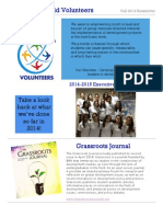 Borderless World Volunteers: Take A Look Back at What We've Done So Far in 2014!