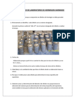 Tabla de Rotura de Cilindro Laboratorio de Hormigon Harmado