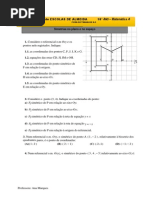 FICHA de TRABALHO3 - Simetrias No Plano e No Espaço