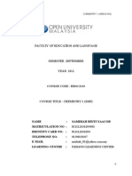 HBSC2103 Chemistry