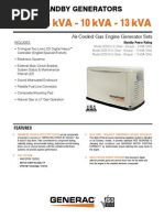 kVA kVA kVA: Air-Cooled Gas Engine Generator Sets