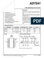 Features Description: 12-Bit, Multiplying D/A Converter