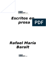 Baralt Rafael Maria - Escritos en Prosa