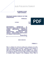 Franklin Baker Company of The Philippines vs. Trajano, G. R. No. 75039, Jan. 28, 1988, 157 SCRA 416