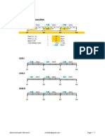 Example of Fem Cases in Cont Beam