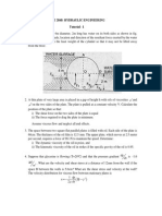 Tutorial of 2nd Year Civil Hydraulic