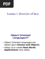 Advanced Java Lecture-1