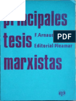 Arnaudo Jose - Principales Tesis Marxistas