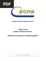 ECRB Report On The Quality of Electricity Service Standards and Incentives in Quality Regulation