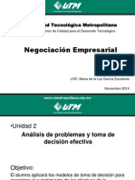 Neg Empresarial U2 Tecnicas Cuantitativas