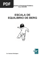 Escala de Equilibrio de Berg PDF