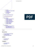 Lean Manufacturing Tools