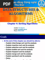 Chapter 4 - Sorting Algorithm