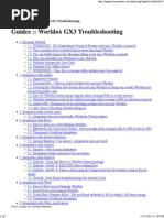 Guides - Worldox GX3 Troubleshooting PDF