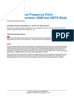 2.0MHz Central Frequency Point Separation Between GSM and UMTS Mode