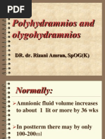 Polyhydramnios and Olygohydramnios