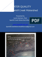 Sparkill Creek Water Quality - SCWA