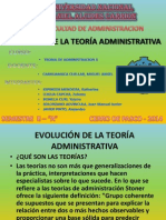 Evolucion de La Teoria Administrativa