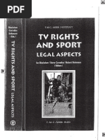 TV Rights and Sport - Legal Aspects