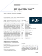 Migration Phenomenon in Food Packaging. Food-Package