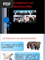 Las Personas y Las Organizaciones