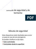 Válvulas de Seguridad y de Tormenta