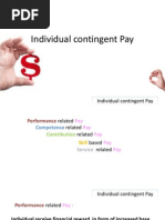 Individual Contingent Pay