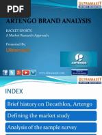 Artengo - Brand - Analysis (Sas Programming, Big Data Analytics)