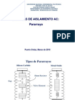 Pruebas de Aislamiento en CA (Pararrayo)