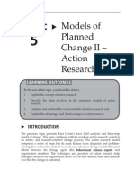 Topic 5 Models of Planned Change II Action Research