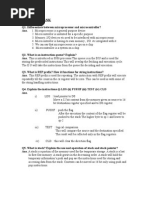 QB MP 8086, Microprocessor Lab Manual Viva Questions