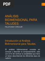 Analisis Bidimensional para Taludes