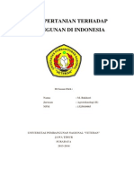 Sektor Pertanian Terhadap Pembangunan Di Indonesia