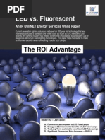 LED vs. Fluorescent: The ROI Advantage