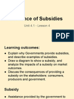 Unit 4 1 - Lesson 4 - Incidence of Subsidies 1