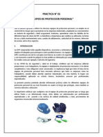 Practica 01 - Equipos de Proteccion Personal