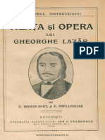 Viaţa Şi Opera Lui Gheorghe Lazăr