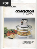 Decosonic Convection Oven Manual