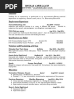 Lindsmarie 2014 Resume