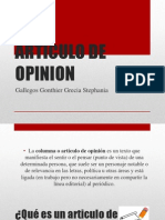 Articulo de Opinion g1